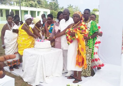 Some queen mothers from the Western Nzema Traditional Area were there to support the couple Some queen mothers from the Western Nzema Traditional Area were there to support the couple