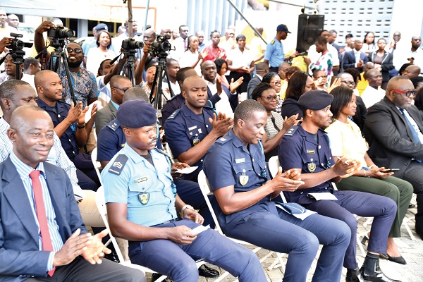 Mr Kofi Nti (right), the Commissioner-General of the GRA, addressing members of the task force. Picture: EBOW HANSON Mr Kofi Nti (right), the Commissioner-General of the GRA, addressing members of the task force. Picture: EBOW HANSON