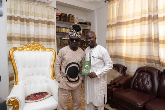 Kojo Antwi with Tamimu Issah