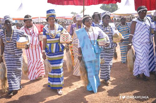 Some traditional leaders at the festival