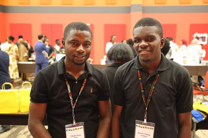 Mr Elikplim Kwasi Avor and Mr Ransford Obeng Aniagyei, the co-Founders of the Api-smart initiative at the SVC challenge held in Kigali, Rwanda. Mr Elikplim Kwasi Avor and Mr Ransford Obeng Aniagyei, the co-Founders of the Api-smart initiative at the SVC challenge held in Kigali, Rwanda.