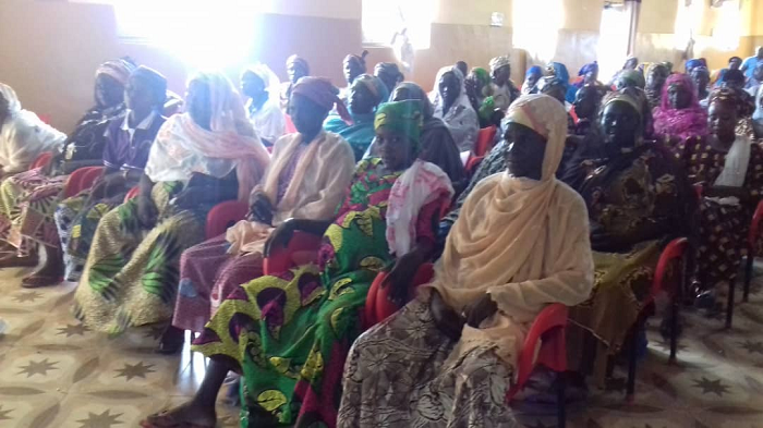 A section of the beneficiaries A section of the beneficiaries