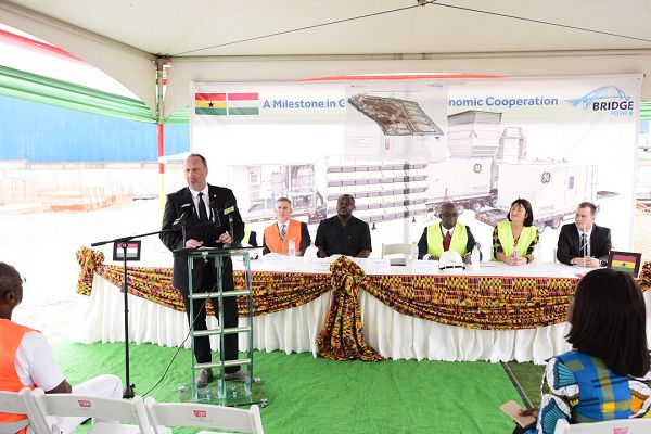 Hungarian Ambassador, Mr Andras Szabo addressing guest at the programme Hungarian Ambassador, Mr Andras Szabo addressing guest at the programme