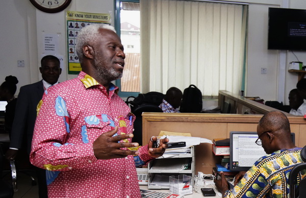 Acting Editor of the Daily Graphic, Mr Kingsley Inkoom