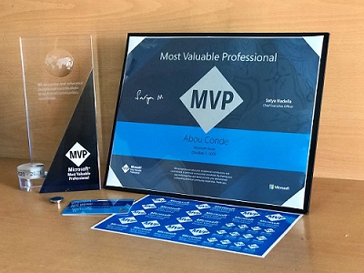 Mr. Abu Conde's Microsoft MVP Award