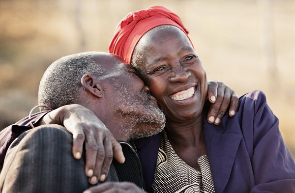 parents happily married with the little they have
