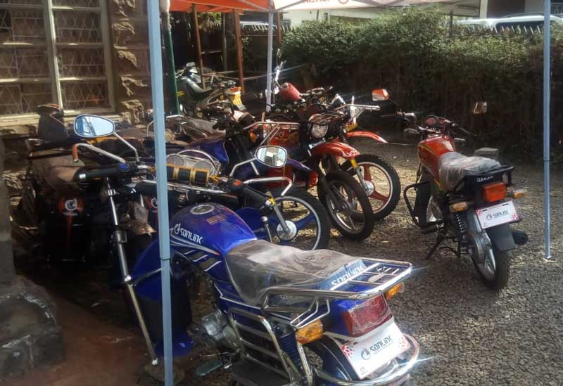 Some of their bikes Some of their bikes
