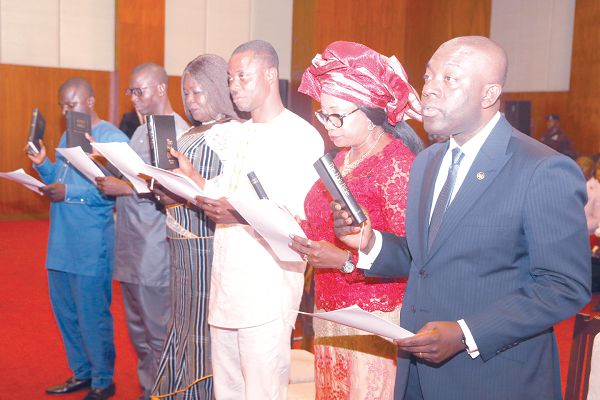 Swearing-in ceremony 
