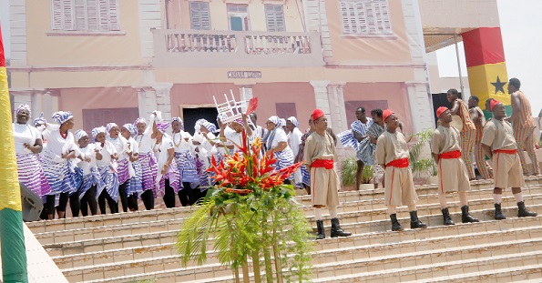 A re-enactment of political activities of the Aborigines Rights Protection Society and the UGCC