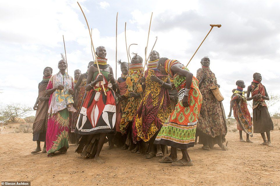 Overjoyed tribeswomen greeted us with dancing and singing as we arrived at a new solar-powered borehole paid for by British charity the Society for the Protection of Animals Abroad (SPANA) and implemented by their local partner Practical Action Overjoyed tribeswomen greeted us with dancing and singing as we arrived at a new solar-powered borehole paid for by British charity the Society for the Protection of Animals Abroad (SPANA) and implemented by their local partner Practical Action