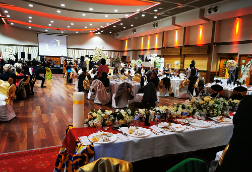 Photo from the Kente Festival held in Luton from October 29 to November 28, 2021. 