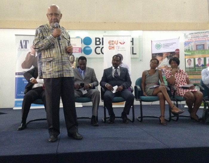 Mr Annis Haffar making a point about the dynamics of education in modern times