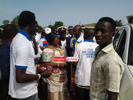 Akua Donkor chased out of voting centre Akua Donkor chased out of voting centre