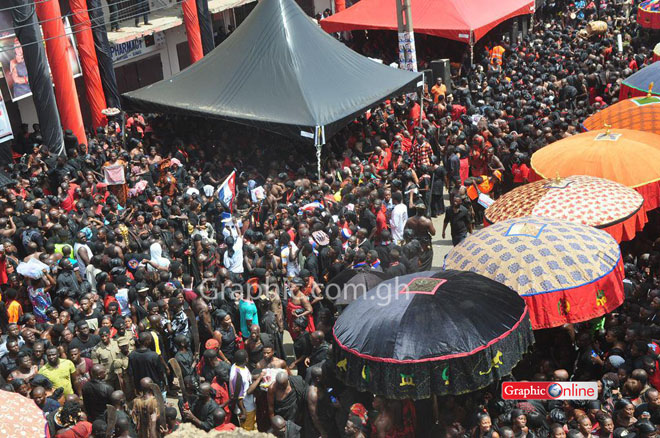 NPPNDC machomen clash at late Bantamahene s funeral 1 NPPNDC machomen clash at late Bantamahene s funeral 1