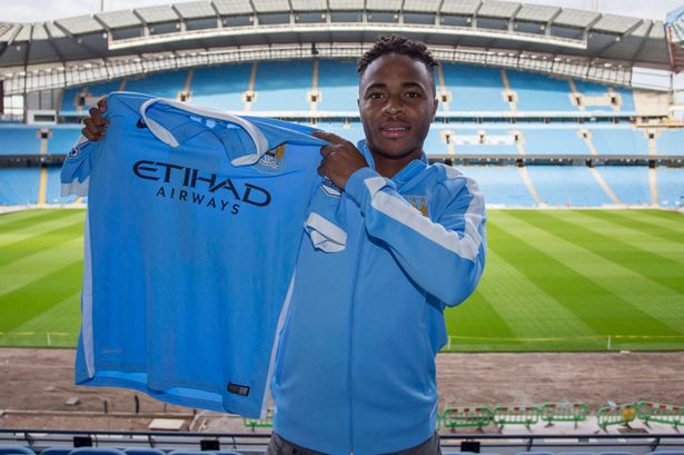 Raheem Sterling signs for Manchester City Raheem Sterling signs for Manchester City