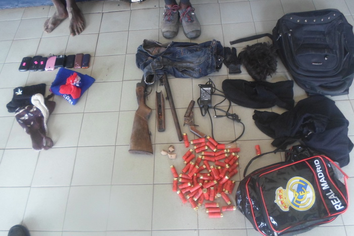 Some of the items that were retrieved from the suspects