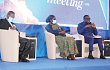  Humphrey Ayim-Darke (right), Chief Executive Officer, RedMoon Resources Limited, Hamdiya Ismaila (2nd from right), General Manager, Venture Capital Trust Fund, and Dr J.K. Kwakye (left), Director of Research, Institute of Economic Affairs. Picture: ESTHER ADJORKOR ADJEI