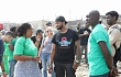 Usher Raymond in Ghana; Receives rousing welcome in Cape Coast