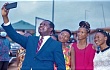 Dr Yaw Adutwum, Minister of Education, with some female Engineering students he supported into UMaT, Tarkwa
