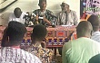 Alhaji Inusah Bawah, the Chairperson of the Joint Committee of the Victims of the Ejura Incidents, addressing the media