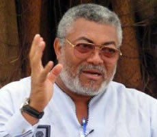 Former President J.J. Rawlings