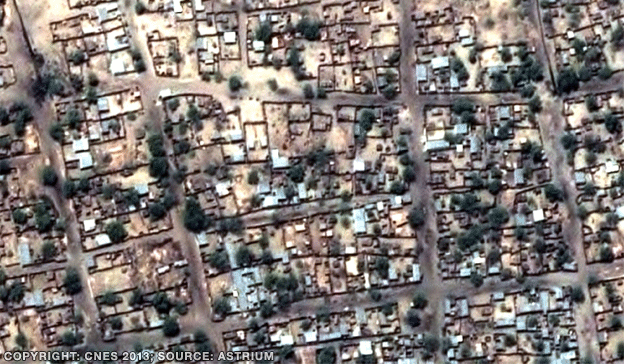 satellite images reveal that 2,275 homes were destroyed in Baga