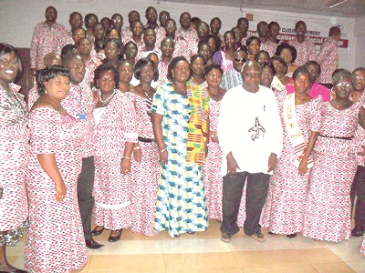  Fellows of the International Fellowship Programme (IFP) after a ceremony