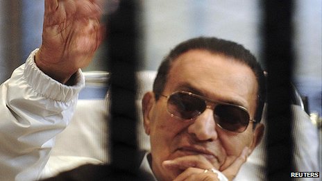 Hosni Mubarak has appeared frail in some of his court appearances