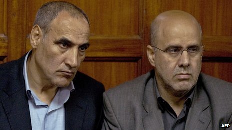Sayed Mousavi (L) and Ahmad Mohammed are suspected to have been part of a network planning attacks in Nairobi and Mombasa
