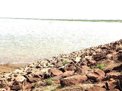A section of the Botanga Irrigation Dam in the Northern Region.