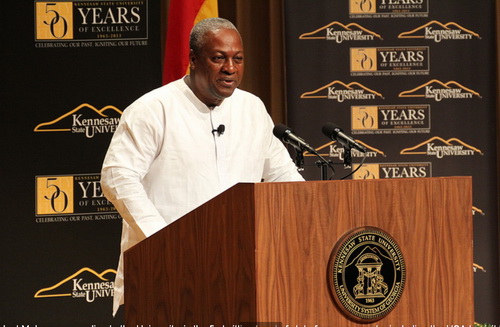 President John Mahama at Kennesaw University