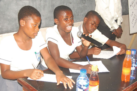 The spellers from the Frus Academy, Akweteman