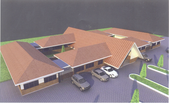 A pictorial view of the prototype offices. 