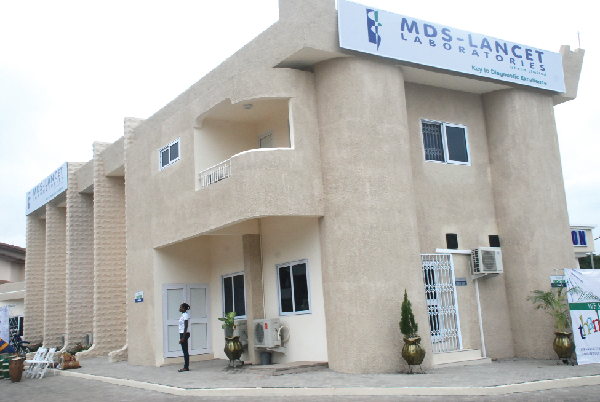 Front view of the laboratory
