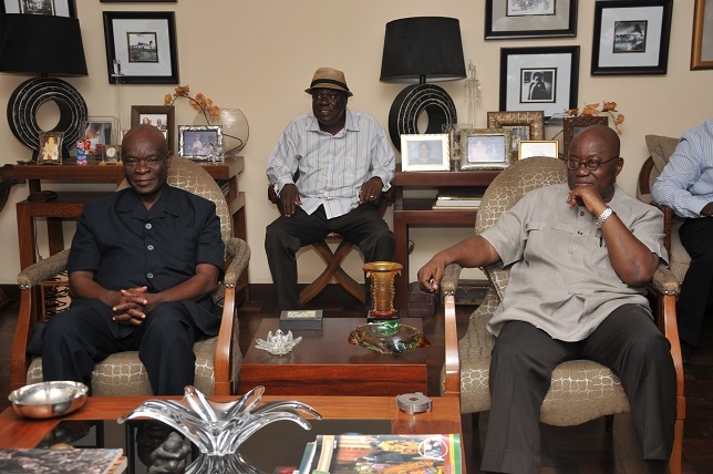 Hon. Kossi Kederm President of The MP'S Forum paid a courtesy call on Nana Addo at his residence