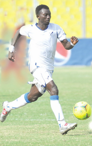 Jordan Opoku of Berekum Chelsea