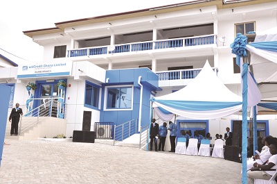 Front view of the new Suame Branch