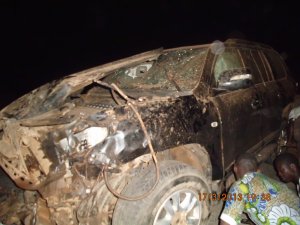 Dr Bawumia's magled vehicle
