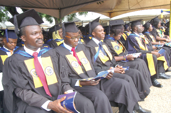 A section of the congregation seated at the ceremony