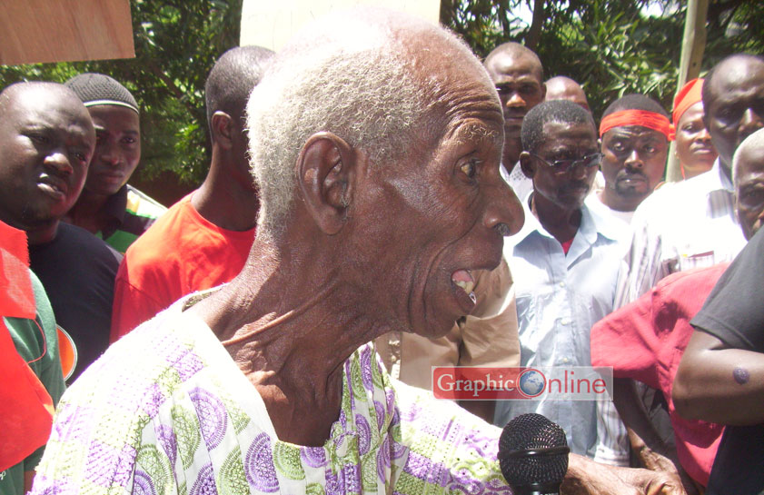 Joshua Botwe Yemoh is a 102-year-old man leading the agitation for the payment of compensation