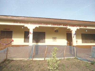The library and computer block