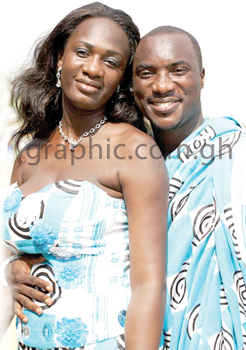 Kwabena Kwabena and wife, Abena