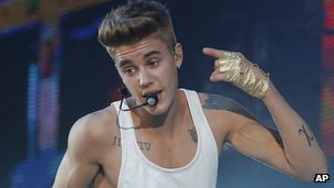 The singer's "belieber" comment was quoted on the Anne Frank House Facebook page