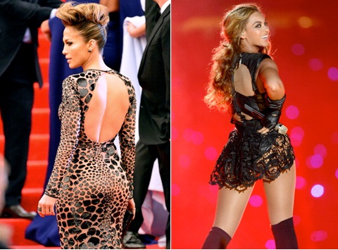 Beyonce and Jennifer Lopez both have pear-shaped bodies