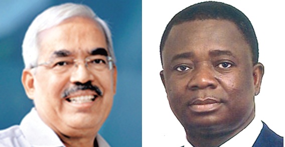 Shibroor N. Kamath — MD of Bliss GVS Pharma Limited (left) and Dr Stephen Opuni — CEO of FDA