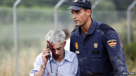 Train driver Francisco Jose Garzon Amo was injured in the accident