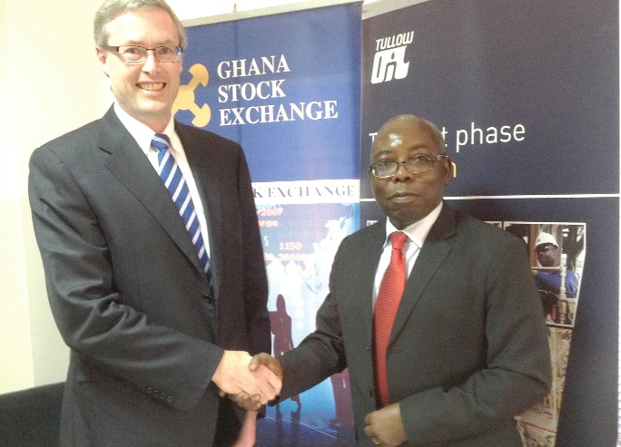 •  Mr Mark Macfarlane, Senior Executive Director, Tullow Group, and Mr Kofi S. Yamoah, MD, GSE.