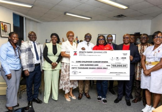 Zenith Bank supports Childhood Cancer Unit at Greater Accra Regional Hospital