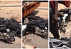 Footage from the scene depicted the deceased officer lying motionless in a supine position, with his bike partially wedged under the truck.