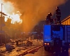 Blaze engulfs shops opposite Accra Central Police Station – Firefighter injured
